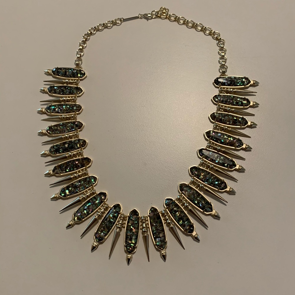 Kendra Scott Gwendolyn Crush Abalone  Necklace